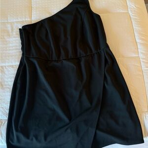 Torrid Black One-Shoulder Dress